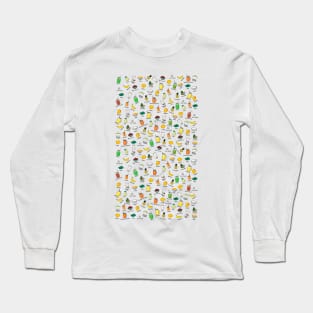 Smoothie Power pattern Long Sleeve T-Shirt